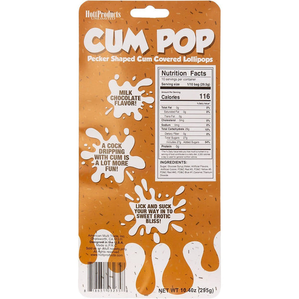 Hott Products Cum Pops Milk Chocolate - 6 Packs - Extreme Toyz Singapore - https://extremetoyz.com.sg - Sex Toys and Lingerie Online Store - Bondage Gear / Vibrators / Electrosex Toys / Wireless Remote Control Vibes / Sexy Lingerie and Role Play / BDSM / Dungeon Furnitures / Dildos and Strap Ons &nbsp;/ Anal and Prostate Massagers / Anal Douche and Cleaning Aide / Delay Sprays and Gels / Lubricants and more...