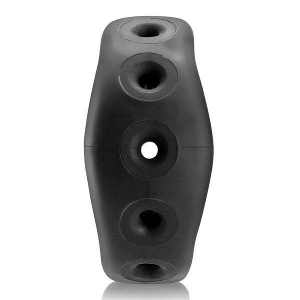 AIR PLUS+silicone™ Comfort Air-Lite Vented Bulge-Fit Cock Ring - Black Ice
