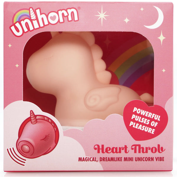 Unihorn Heart Throb Pulsating Rechargeable Clitoral Vibrator