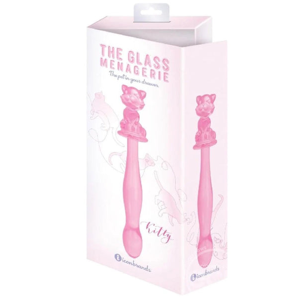 Icon Brands Glass Menagerie Kitty Dildo - Extreme Toyz Singapore - https://extremetoyz.com.sg - Sex Toys and Lingerie Online Store - Bondage Gear / Vibrators / Electrosex Toys / Wireless Remote Control Vibes / Sexy Lingerie and Role Play / BDSM / Dungeon Furnitures / Dildos and Strap Ons &nbsp;/ Anal and Prostate Massagers / Anal Douche and Cleaning Aide / Delay Sprays and Gels / Lubricants and more...