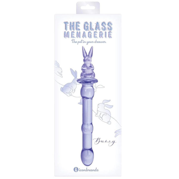 Icon Brands Glass Menagerie Rabbit Dildo - Extreme Toyz Singapore - https://extremetoyz.com.sg - Sex Toys and Lingerie Online Store - Bondage Gear / Vibrators / Electrosex Toys / Wireless Remote Control Vibes / Sexy Lingerie and Role Play / BDSM / Dungeon Furnitures / Dildos and Strap Ons &nbsp;/ Anal and Prostate Massagers / Anal Douche and Cleaning Aide / Delay Sprays and Gels / Lubricants and more...