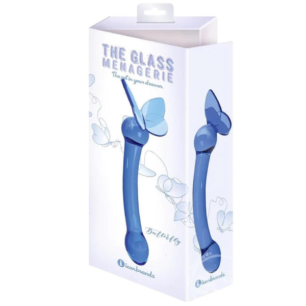 Icon Brands The Glass Menagerie Butterfly G-Spot Dildo - Extreme Toyz Singapore - https://extremetoyz.com.sg - Sex Toys and Lingerie Online Store - Bondage Gear / Vibrators / Electrosex Toys / Wireless Remote Control Vibes / Sexy Lingerie and Role Play / BDSM / Dungeon Furnitures / Dildos and Strap Ons &nbsp;/ Anal and Prostate Massagers / Anal Douche and Cleaning Aide / Delay Sprays and Gels / Lubricants and more...