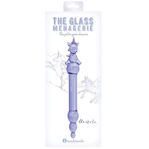 Icon Brands Glass Menagerie Unicorn Dildo -  Extreme Toyz Singapore - https://extremetoyz.com.sg - Sex Toys and Lingerie Online Store - Bondage Gear / Vibrators / Electrosex Toys / Wireless Remote Control Vibes / Sexy Lingerie and Role Play / BDSM / Dungeon Furnitures / Dildos and Strap Ons &nbsp;/ Anal and Prostate Massagers / Anal Douche and Cleaning Aide / Delay Sprays and Gels / Lubricants and more...