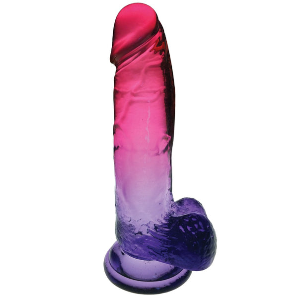 Icon Brands Shades Gradient Jelly 8" Dong - Pink/Plum - Extreme Toyz Singapore - https://extremetoyz.com.sg - Sex Toys and Lingerie Online Store - Bondage Gear / Vibrators / Electrosex Toys / Wireless Remote Control Vibes / Sexy Lingerie and Role Play / BDSM / Dungeon Furnitures / Dildos and Strap Ons &nbsp;/ Anal and Prostate Massagers / Anal Douche and Cleaning Aide / Delay Sprays and Gels / Lubricants and more...