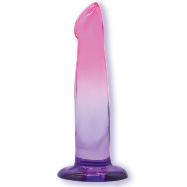 Icon Brands Shades Gradient Jelly 6.25" G-Spot Dong - Pink/Purple - Extreme Toyz Singapore - https://extremetoyz.com.sg - Sex Toys and Lingerie Online Store - Bondage Gear / Vibrators / Electrosex Toys / Wireless Remote Control Vibes / Sexy Lingerie and Role Play / BDSM / Dungeon Furnitures / Dildos and Strap Ons &nbsp;/ Anal and Prostate Massagers / Anal Douche and Cleaning Aide / Delay Sprays and Gels / Lubricants and more...