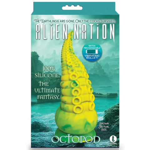Icon Brands Alien Nation Octopod Silicone Rechargeable Vibrating Creature Dildo - Extreme Toyz Singapore - https://extremetoyz.com.sg - Sex Toys and Lingerie Online Store - Bondage Gear / Vibrators / Electrosex Toys / Wireless Remote Control Vibes / Sexy Lingerie and Role Play / BDSM / Dungeon Furnitures / Dildos and Strap Ons &nbsp;/ Anal and Prostate Massagers / Anal Douche and Cleaning Aide / Delay Sprays and Gels / Lubricants and more...
