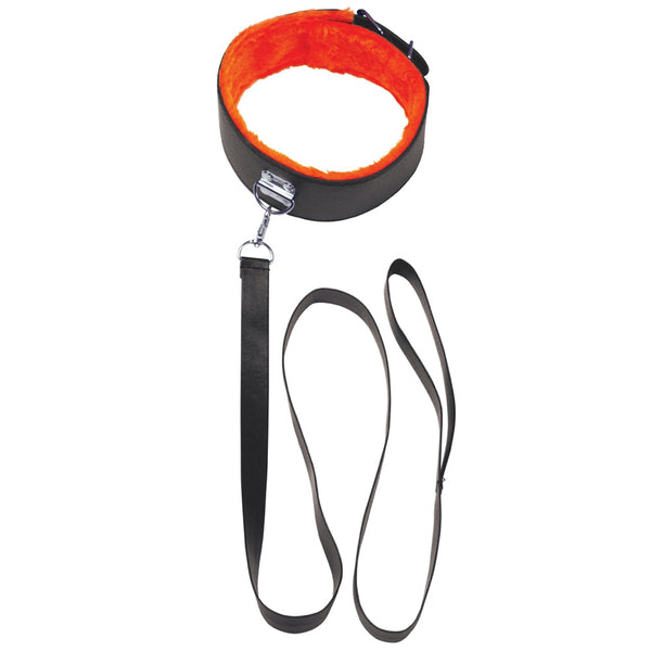 Icon Brands Orange is the New Black The 9's Short Leash with Collar - Extreme Toyz Singapore - https://extremetoyz.com.sg - Sex Toys and Lingerie Online Store - Bondage Gear / Vibrators / Electrosex Toys / Wireless Remote Control Vibes / Sexy Lingerie and Role Play / BDSM / Dungeon Furnitures / Dildos and Strap Ons &nbsp;/ Anal and Prostate Massagers / Anal Douche and Cleaning Aide / Delay Sprays and Gels / Lubricants and more...