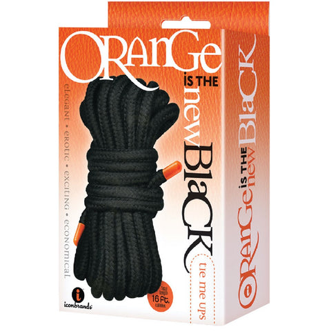 Icon Brands Orange is the New Black The 9's Tie Me Ups Bondage Rope - 16 ft - Extreme Toyz Singapore - https://extremetoyz.com.sg - Sex Toys and Lingerie Online Store - Bondage Gear / Vibrators / Electrosex Toys / Wireless Remote Control Vibes / Sexy Lingerie and Role Play / BDSM / Dungeon Furnitures / Dildos and Strap Ons &nbsp;/ Anal and Prostate Massagers / Anal Douche and Cleaning Aide / Delay Sprays and Gels / Lubricants and more...