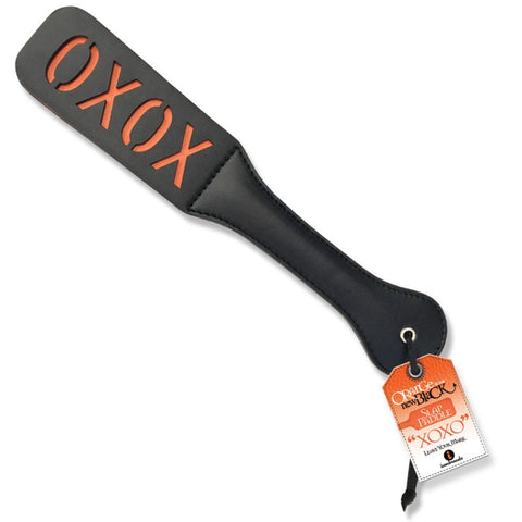 Icon Brands Orange is the New Black XOXO Slap Paddle - Extreme Toyz Singapore - https://extremetoyz.com.sg - Sex Toys and Lingerie Online Store - Bondage Gear / Vibrators / Electrosex Toys / Wireless Remote Control Vibes / Sexy Lingerie and Role Play / BDSM / Dungeon Furnitures / Dildos and Strap Ons &nbsp;/ Anal and Prostate Massagers / Anal Douche and Cleaning Aide / Delay Sprays and Gels / Lubricants and more...