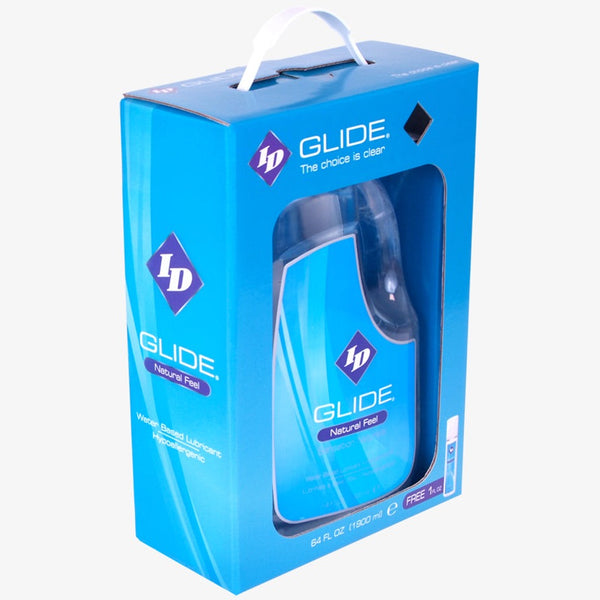 ID Lubricants GLIDE Natural Feel Lubricant - 1900ml - Extreme Toyz Singapore - https://extremetoyz.com.sg - Sex Toys and Lingerie Online Store - Bondage Gear / Vibrators / Electrosex Toys / Wireless Remote Control Vibes / Sexy Lingerie and Role Play / BDSM / Dungeon Furnitures / Dildos and Strap Ons / Anal and Prostate Massagers / Anal Douche and Cleaning Aide / Delay Sprays and Gels / Lubricants and more...