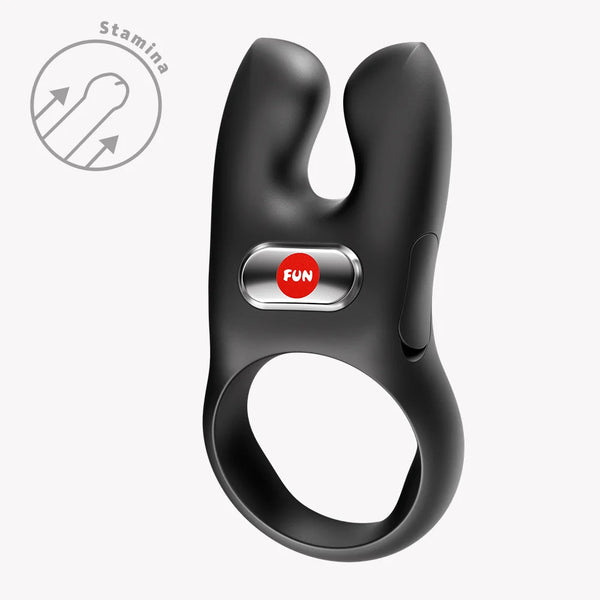 Nōs Classic Rechargeable Vibrating Cock Ring - Black