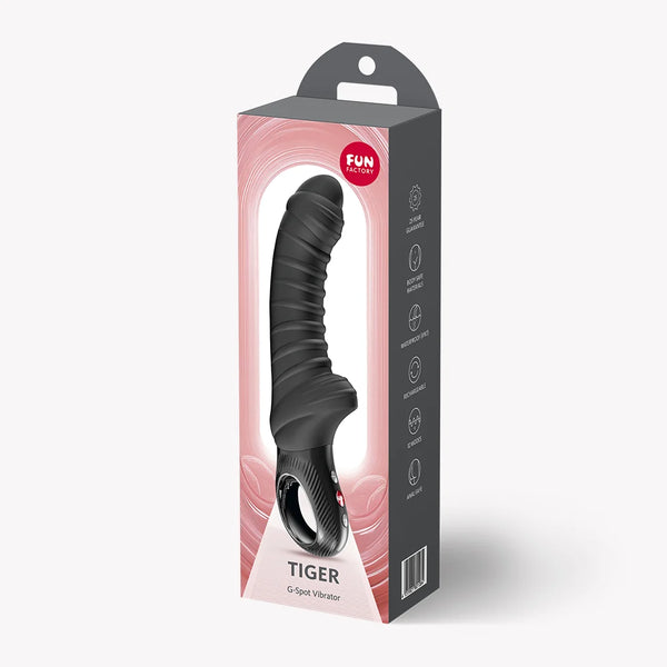 Tiger Rechargeable G-Spot Vibrator - Black