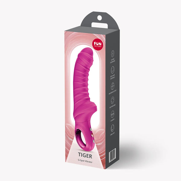 Tiger Rechargeable G-Spot Vibrator - Magenta