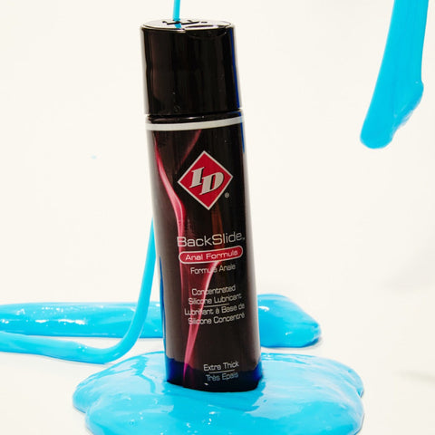 ID Lubricants BACKSLIDE Anal Formula Silicone Lubricant - 130ml - Extreme Toyz Singapore - https://extremetoyz.com.sg - Sex Toys and Lingerie Online Store - Bondage Gear / Vibrators / Electrosex Toys / Wireless Remote Control Vibes / Sexy Lingerie and Role Play / BDSM / Dungeon Furnitures / Dildos and Strap Ons  / Anal and Prostate Massagers / Anal Douche and Cleaning Aide / Delay Sprays and Gels / Lubricants and more...