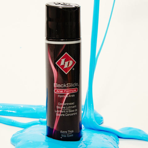 ID Lubricants BACKSLIDE Anal Formula Silicone Lubricant - 250ml - Extreme Toyz Singapore - https://extremetoyz.com.sg - Sex Toys and Lingerie Online Store - Bondage Gear / Vibrators / Electrosex Toys / Wireless Remote Control Vibes / Sexy Lingerie and Role Play / BDSM / Dungeon Furnitures / Dildos and Strap Ons / Anal and Prostate Massagers / Anal Douche and Cleaning Aide / Delay Sprays and Gels / Lubricants and more...