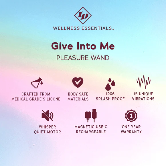 Give Into Me Pleasure Wand