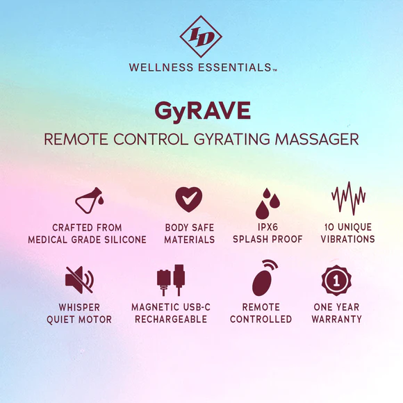 GyRAVE Remote Control Gyrating Massager