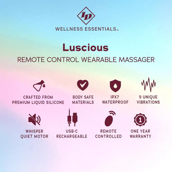 Luscious Remote Control Wearable Massager