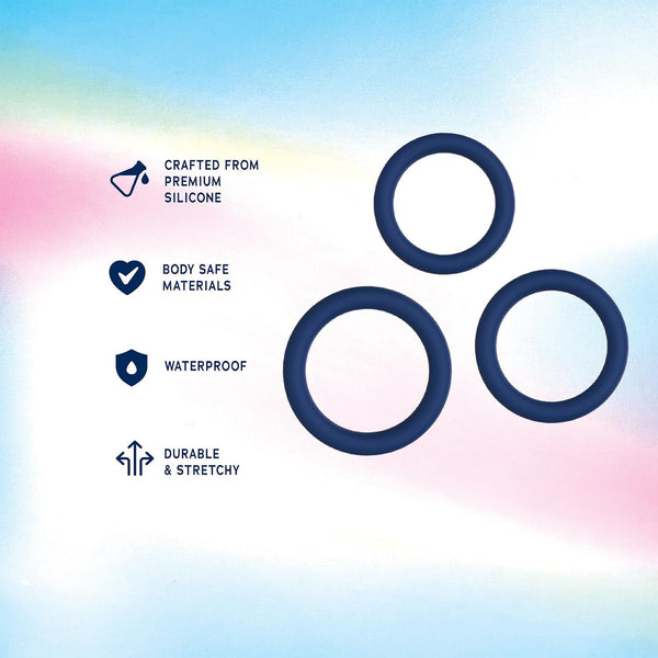 Tripple Grip Cock Ring Set