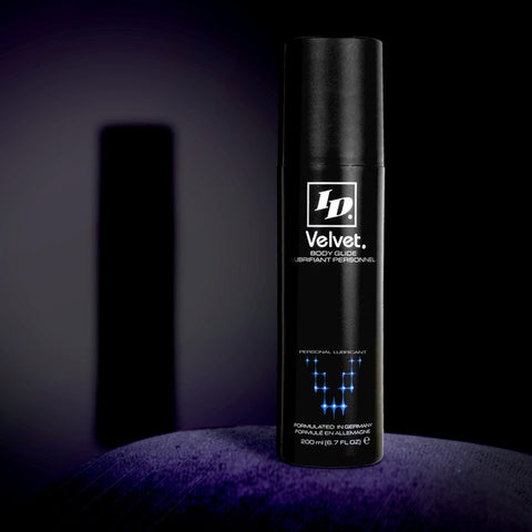 ID Lubricants VELVET Silicone Personal Lubricant - 200ml - Extreme Toyz Singapore - https://extremetoyz.com.sg - Sex Toys and Lingerie Online Store - Bondage Gear / Vibrators / Electrosex Toys / Wireless Remote Control Vibes / Sexy Lingerie and Role Play / BDSM / Dungeon Furnitures / Dildos and Strap Ons  / Anal and Prostate Massagers / Anal Douche and Cleaning Aide / Delay Sprays and Gels / Lubricants and more...