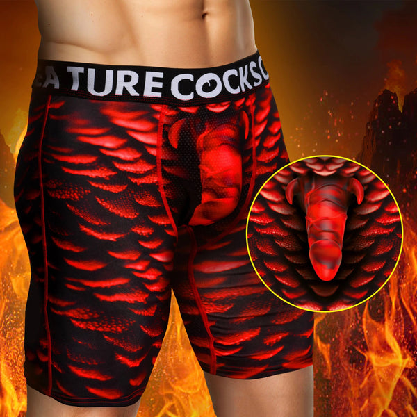 Creature Wear Horny Devil Demon Boxer Shorts