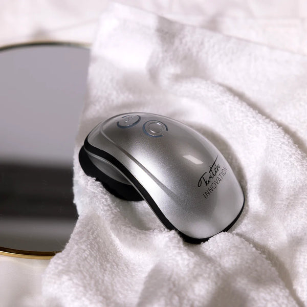 Twitch Innovation Hands-Free Suction & Vibration Clitoral Stimulator - Silver