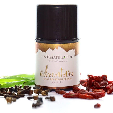 Intimate Earth Adventure Anal Relaxing Serum - 30ml - Extreme Toyz Singapore - https://extremetoyz.com.sg - Sex Toys and Lingerie Online Store - Bondage Gear / Vibrators / Electrosex Toys / Wireless Remote Control Vibes / Sexy Lingerie and Role Play / BDSM / Dungeon Furnitures / Dildos and Strap Ons  / Anal and Prostate Massagers / Anal Douche and Cleaning Aide / Delay Sprays and Gels / Lubricants and more...