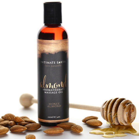 Intimate Earth Almond Aromatherapy Massage Oil - 120ml - Extreme Toyz Singapore - https://extremetoyz.com.sg - Sex Toys and Lingerie Online Store - Bondage Gear / Vibrators / Electrosex Toys / Wireless Remote Control Vibes / Sexy Lingerie and Role Play / BDSM / Dungeon Furnitures / Dildos and Strap Ons  / Anal and Prostate Massagers / Anal Douche and Cleaning Aide / Delay Sprays and Gels / Lubricants and more...