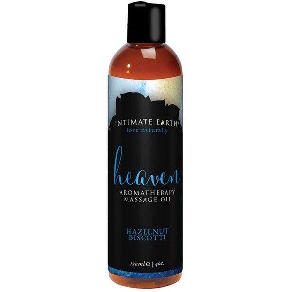 Intimate Earth Heaven Hazelnut Biscotti Aromatherapy Massage Oil - 120ml - Extreme Toyz Singapore - https://extremetoyz.com.sg - Sex Toys and Lingerie Online Store - Bondage Gear / Vibrators / Electrosex Toys / Wireless Remote Control Vibes / Sexy Lingerie and Role Play / BDSM / Dungeon Furnitures / Dildos and Strap Ons  / Anal and Prostate Massagers / Anal Douche and Cleaning Aide / Delay Sprays and Gels / Lubricants and more...
