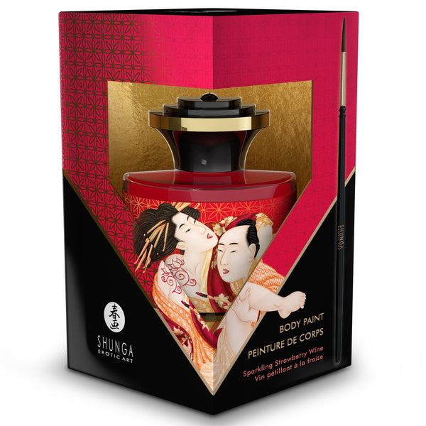 Edible Body Paint - Sparkling Strawberry Wine 50ml