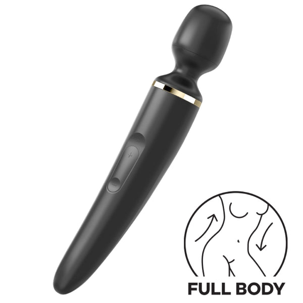 Wand-er Woman Wand Vibrator - Black