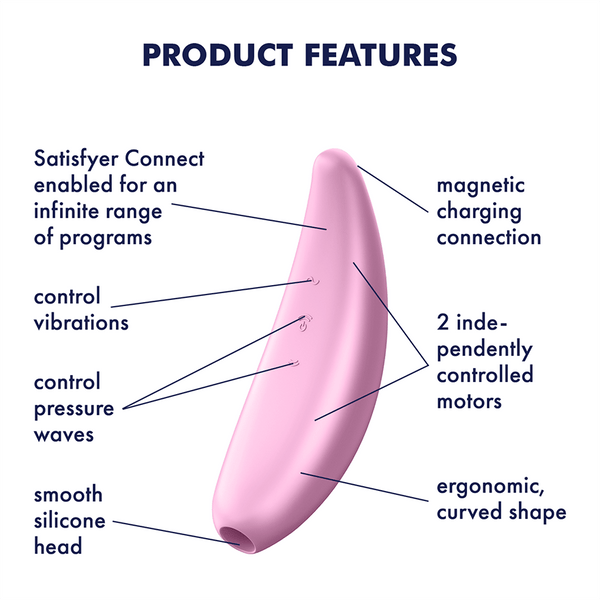 Curvy 3+ Connect App Air Pulse Stimulator + Vibration