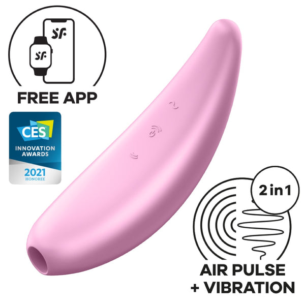 Curvy 3+ Connect App Air Pulse Stimulator + Vibration