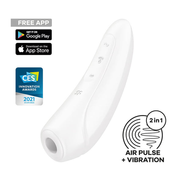 Curvy 1+ Connect App Air Pulse Stimulator + Vibration - White