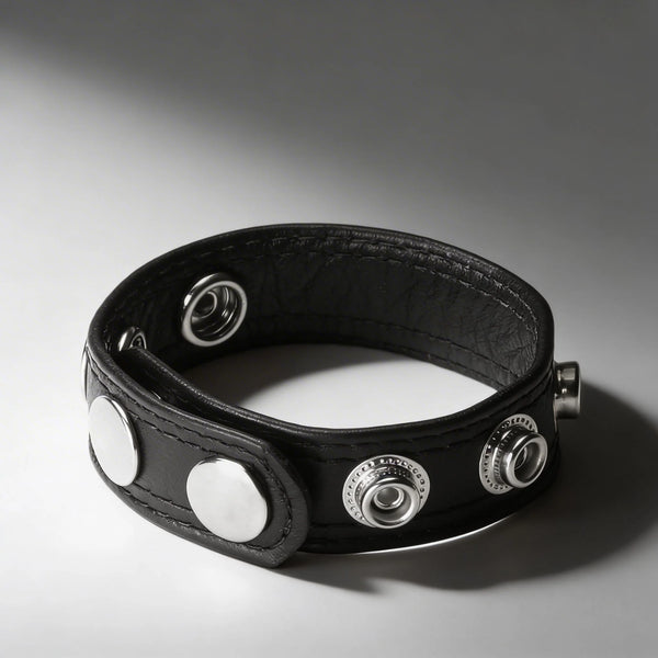 Leather Speed Snap Cock Ring