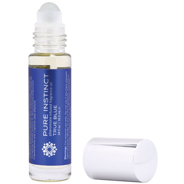 Classic Brands PURE INSTINCT Pheromone Fragrance Oil Roll-On True Blue - 10.2ml - Extreme Toyz Singapore - https://extremetoyz.com.sg - Sex Toys and Lingerie Online Store - Bondage Gear / Vibrators / Electrosex Toys / Wireless Remote Control Vibes / Sexy Lingerie and Role Play / BDSM / Dungeon Furnitures / Dildos and Strap Ons &nbsp;/ Anal and Prostate Massagers / Anal Douche and Cleaning Aide / Delay Sprays and Gels / Lubricants and more...