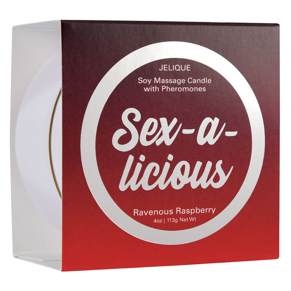 Classic Brands JELIQUE Sex-a-Liciousl Soy Massage Candle with Pheromone - Ravenous Raspberry - Extreme Toyz Singapore - https://extremetoyz.com.sg - Sex Toys and Lingerie Online Store - Bondage Gear / Vibrators / Electrosex Toys / Wireless Remote Control Vibes / Sexy Lingerie and Role Play / BDSM / Dungeon Furnitures / Dildos and Strap Ons &nbsp;/ Anal and Prostate Massagers / Anal Douche and Cleaning Aide / Delay Sprays and Gels / Lubricants and more...