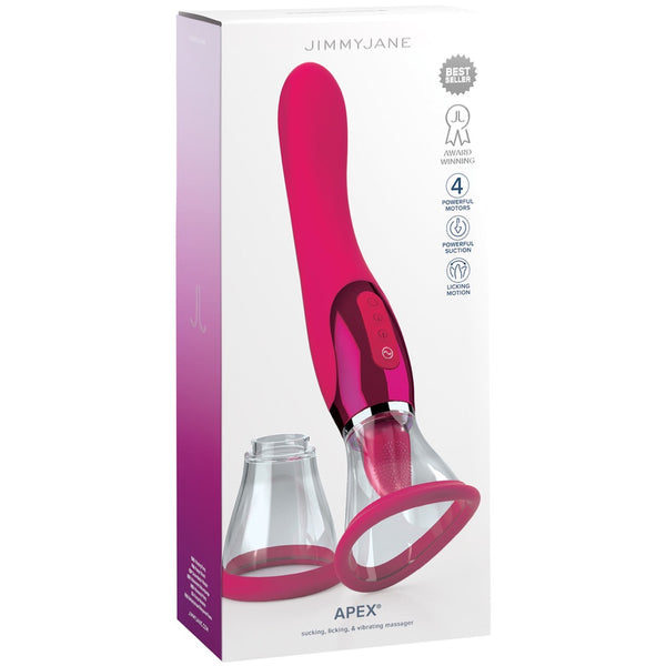 JIMMYJANE Apex Sucking, Licking & Vibrating Massager - Extreme Toyz Singapore - https://extremetoyz.com.sg - Sex Toys and Lingerie Online Store - Bondage Gear / Vibrators / Electrosex Toys / Wireless Remote Control Vibes / Sexy Lingerie and Role Play / BDSM / Dungeon Furnitures / Dildos and Strap Ons &nbsp;/ Anal and Prostate Massagers / Anal Douche and Cleaning Aide / Delay Sprays and Gels / Lubricants and more...