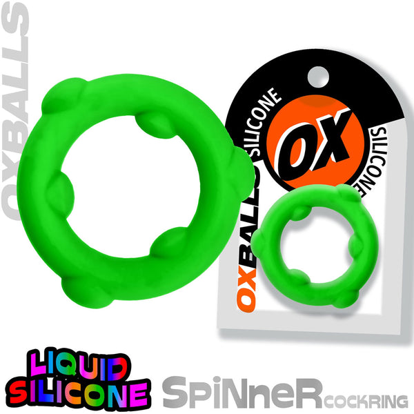 SPINNER Liquid Silicone Cockring - Frog