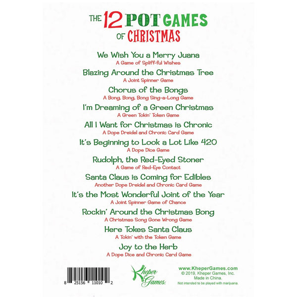 The 12 Pot Games of Christmas