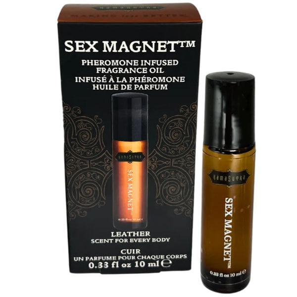 Sex Magnet Leather Pheromone Fragrance Oil Roll On - 10ml