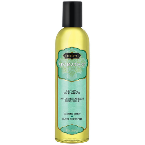 Kama Sutra Aromatics Soaring Spirit Massage Oil - 236ml - Extreme Toyz Singapore - https://extremetoyz.com.sg - Sex Toys and Lingerie Online Store - Bondage Gear / Vibrators / Electrosex Toys / Wireless Remote Control Vibes / Sexy Lingerie and Role Play / BDSM / Dungeon Furnitures / Dildos and Strap Ons &nbsp;/ Anal and Prostate Massagers / Anal Douche and Cleaning Aide / Delay Sprays and Gels / Lubricants and more...