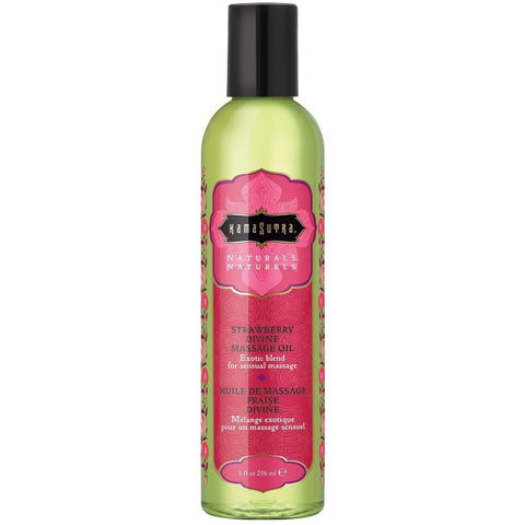 Kama Sutra Naturals Strawberry Divine Massage Oil - 236ml - Extreme Toyz Singapore - https://extremetoyz.com.sg - Sex Toys and Lingerie Online Store - Bondage Gear / Vibrators / Electrosex Toys / Wireless Remote Control Vibes / Sexy Lingerie and Role Play / BDSM / Dungeon Furnitures / Dildos and Strap Ons &nbsp;/ Anal and Prostate Massagers / Anal Douche and Cleaning Aide / Delay Sprays and Gels / Lubricants and more...