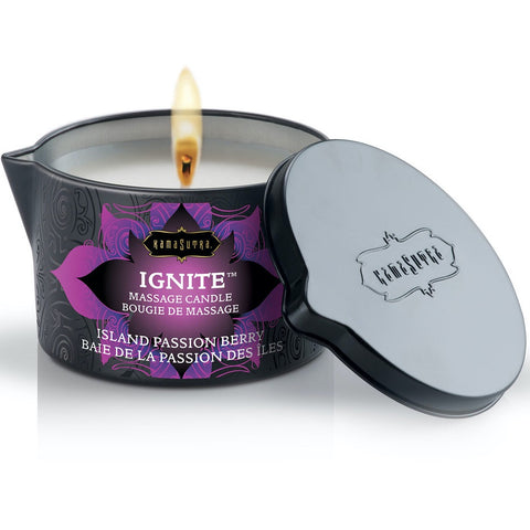 Kama Sutra Ignite Island Passion Berry Massage Candle - Extreme Toyz Singapore - https://extremetoyz.com.sg - Sex Toys and Lingerie Online Store - Bondage Gear / Vibrators / Electrosex Toys / Wireless Remote Control Vibes / Sexy Lingerie and Role Play / BDSM / Dungeon Furnitures / Dildos and Strap Ons &nbsp;/ Anal and Prostate Massagers / Anal Douche and Cleaning Aide / Delay Sprays and Gels / Lubricants and more...