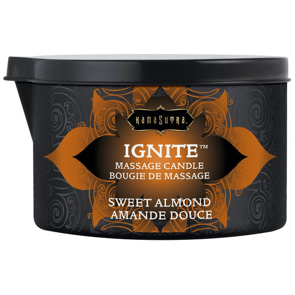 Kama Sutra Ignite Sweet Almond Massage Candle - Extreme Toyz Singapore - https://extremetoyz.com.sg - Sex Toys and Lingerie Online Store - Bondage Gear / Vibrators / Electrosex Toys / Wireless Remote Control Vibes / Sexy Lingerie and Role Play / BDSM / Dungeon Furnitures / Dildos and Strap Ons &nbsp;/ Anal and Prostate Massagers / Anal Douche and Cleaning Aide / Delay Sprays and Gels / Lubricants and more...