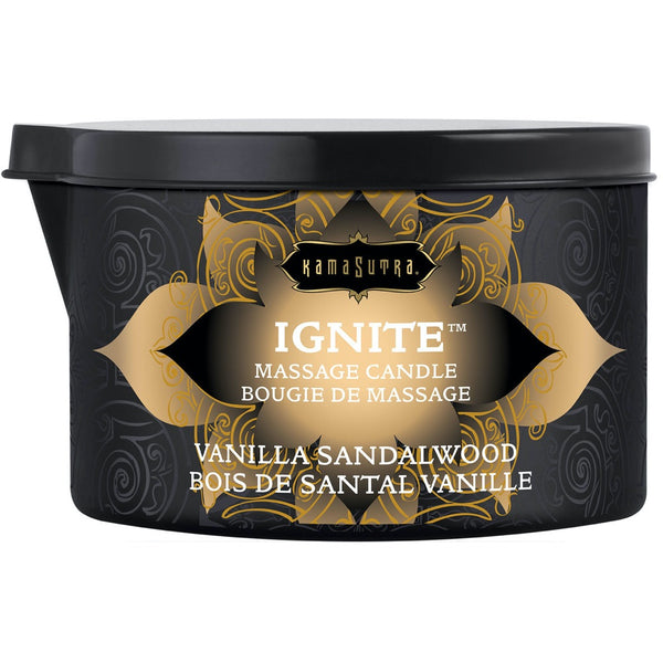 Kama Sutra Ignite Vanilla Sandalwood Massage Candle - Extreme Toyz Singapore - https://extremetoyz.com.sg - Sex Toys and Lingerie Online Store - Bondage Gear / Vibrators / Electrosex Toys / Wireless Remote Control Vibes / Sexy Lingerie and Role Play / BDSM / Dungeon Furnitures / Dildos and Strap Ons &nbsp;/ Anal and Prostate Massagers / Anal Douche and Cleaning Aide / Delay Sprays and Gels / Lubricants and more...