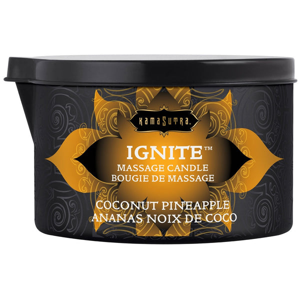 Kama Sutra Ignite Coconut Pineapple Massage Candle - Extreme Toyz Singapore - https://extremetoyz.com.sg - Sex Toys and Lingerie Online Store - Bondage Gear / Vibrators / Electrosex Toys / Wireless Remote Control Vibes / Sexy Lingerie and Role Play / BDSM / Dungeon Furnitures / Dildos and Strap Ons &nbsp;/ Anal and Prostate Massagers / Anal Douche and Cleaning Aide / Delay Sprays and Gels / Lubricants and more...
