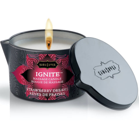 Kama Sutra Ignite Strawberry Dreams Massage Candle - Extreme Toyz Singapore - https://extremetoyz.com.sg - Sex Toys and Lingerie Online Store - Bondage Gear / Vibrators / Electrosex Toys / Wireless Remote Control Vibes / Sexy Lingerie and Role Play / BDSM / Dungeon Furnitures / Dildos and Strap Ons &nbsp;/ Anal and Prostate Massagers / Anal Douche and Cleaning Aide / Delay Sprays and Gels / Lubricants and more...