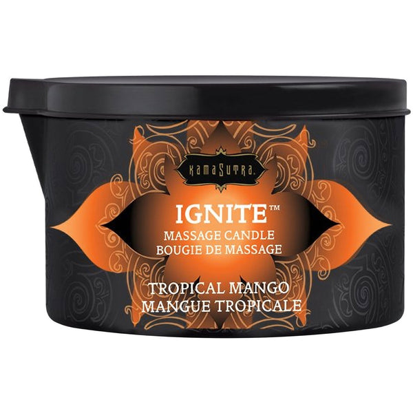 Kama Sutra Ignite Tropical Mango Massage Candle - Extreme Toyz Singapore - https://extremetoyz.com.sg - Sex Toys and Lingerie Online Store - Bondage Gear / Vibrators / Electrosex Toys / Wireless Remote Control Vibes / Sexy Lingerie and Role Play / BDSM / Dungeon Furnitures / Dildos and Strap Ons &nbsp;/ Anal and Prostate Massagers / Anal Douche and Cleaning Aide / Delay Sprays and Gels / Lubricants and more...