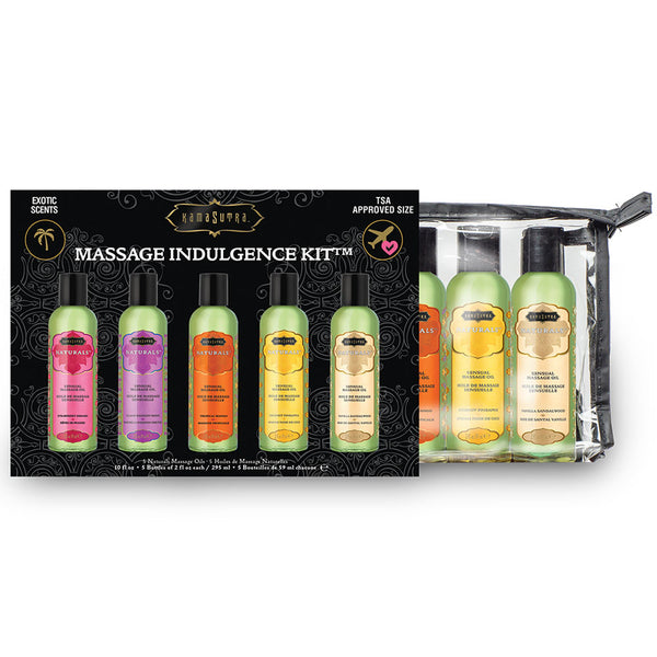 Kama Sutra Massage Indulgence Kit - 5 Sensual Massage Oils - Extreme Toyz Singapore - https://extremetoyz.com.sg - Sex Toys and Lingerie Online Store - Bondage Gear / Vibrators / Electrosex Toys / Wireless Remote Control Vibes / Sexy Lingerie and Role Play / BDSM / Dungeon Furnitures / Dildos and Strap Ons &nbsp;/ Anal and Prostate Massagers / Anal Douche and Cleaning Aide / Delay Sprays and Gels / Lubricants and more...